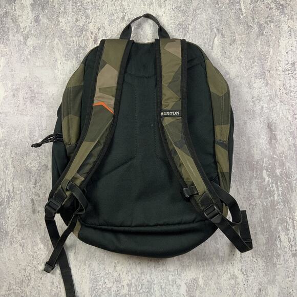 Burton Backpack Green Bag Camo Camping Hiking Skating Snowboarding Travel Gym - Picture 4 of 5